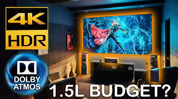 4K HDR DOLBY ATMOS Home Theatre - Details + CHEAPER Options for BUDGET Setup!