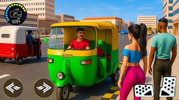 Tuk Tuk Auto Rickshaw Driving Game 2025 | Indian Rickshaw Simulator Android Gameplay