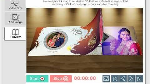 how to make a 3d flipbook video from photos using Picasso 3D flip book video maker software