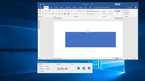 How to Start and Stop Recording Video Demonstrations and Software Simulations
