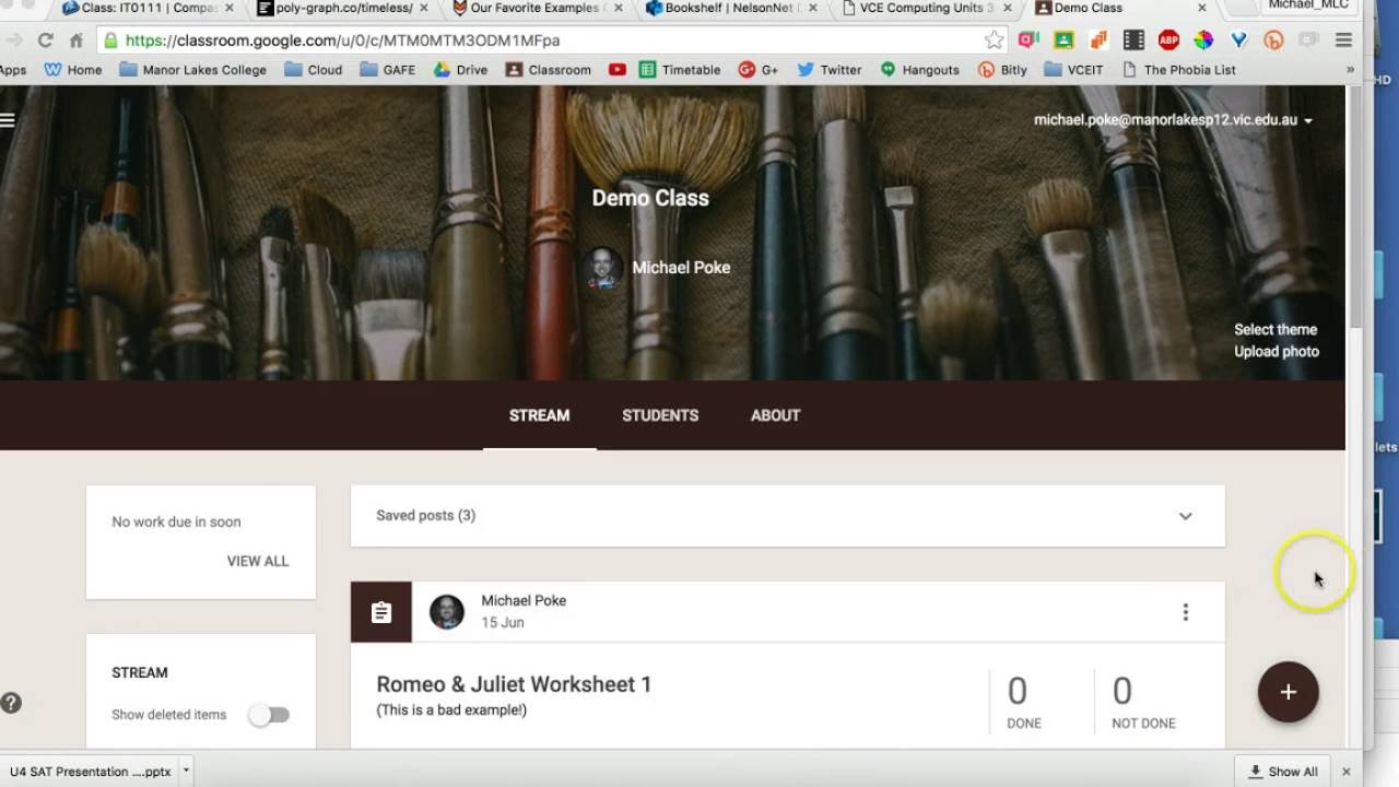 Google Classroom Make copies of a file for each student YouTube