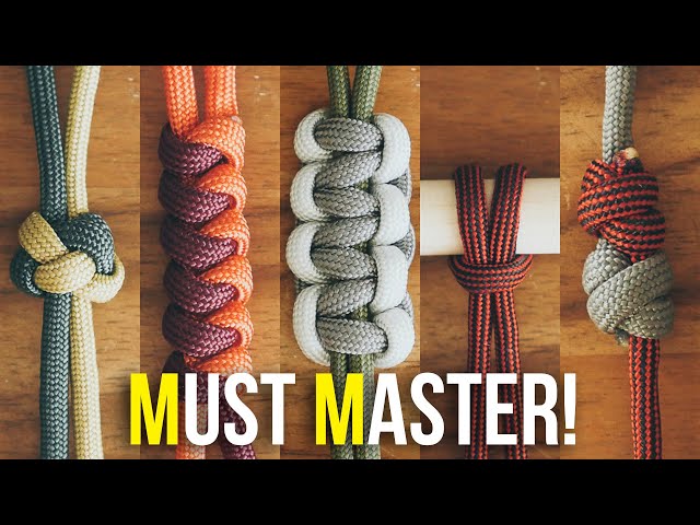 5 Knots Every Paracordist MUST MASTER