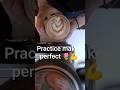 How to Make Latte Art Wing Tulip 🌷 #latteart #coffeelatteart #coffee #barista #latte #shorts #tulip