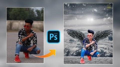 Ps Touch Creative Manipulation Tutorial | Wings photo editing tutorial in Ps Touch 2020