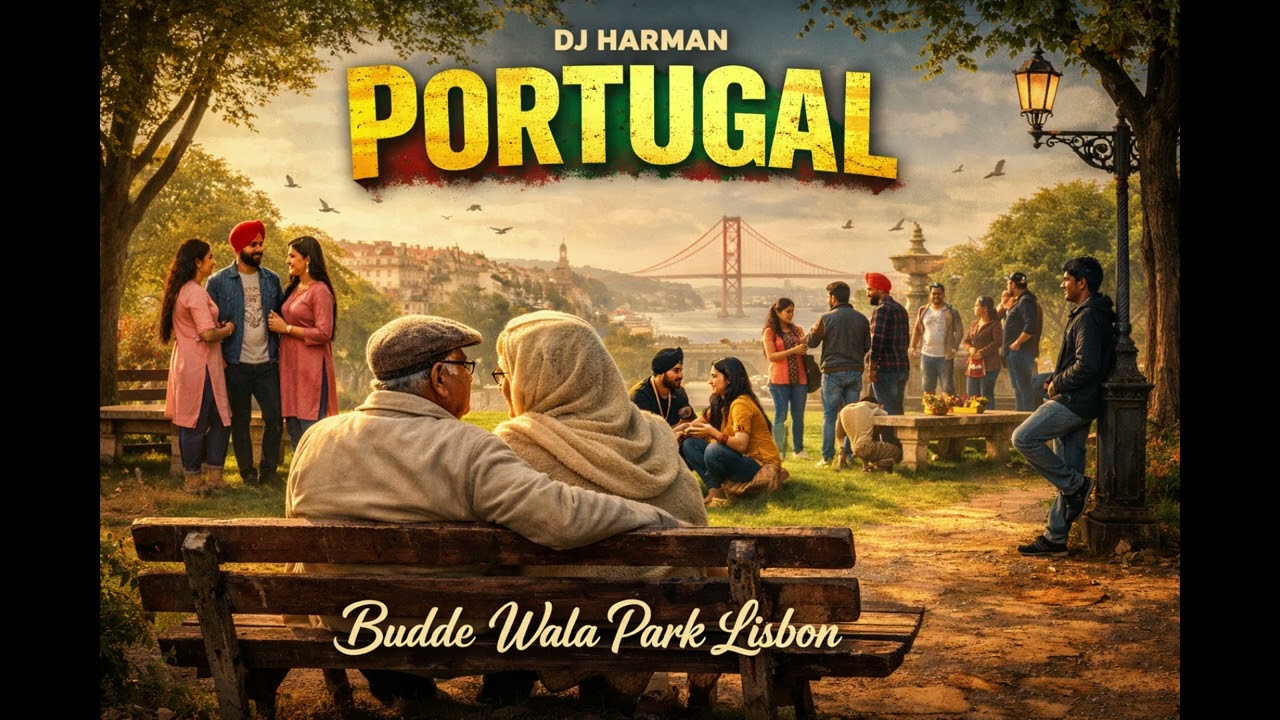 Portugal | Budde Wala Park Lisbon | Punjabi Song 2026 | DJ Harman 