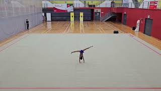 Kaylee's Level 2 Individual Freehand Routine Singapore Gymnastics National Levels Cup Sep 2023