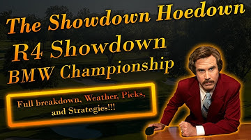 PGA DFS: Showdown Hoedown R4 | BMW Championship