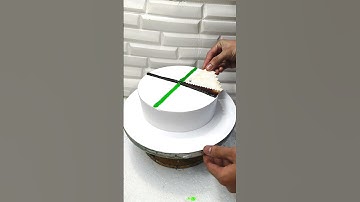 Chocolate Green Cake Design #shorts #youtube #viral #video #reels #reel