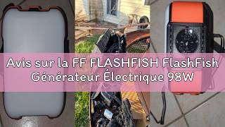 Avis sur la FF FLASHFISH FlashFish Générateur Électrique 98Wh/26400mAh, Station Électrique Portable