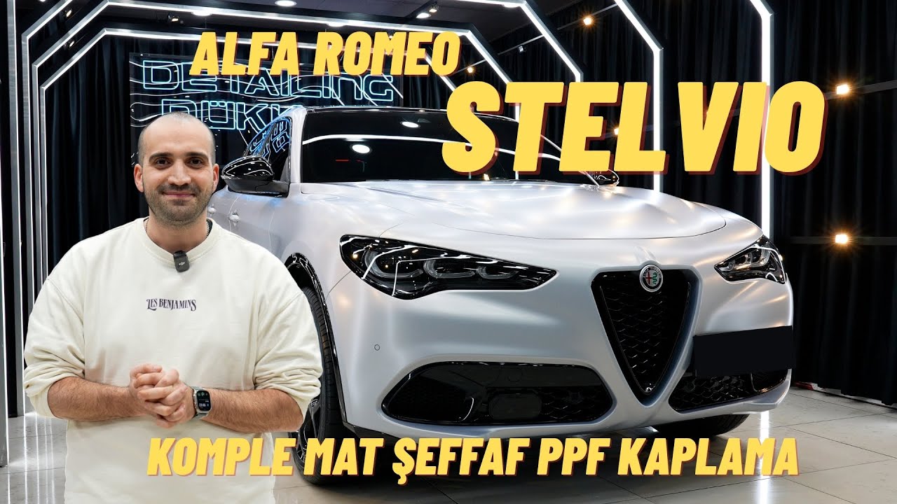 Полное матовое прозрачное покрытие PPF для Alfa Romeo Stelvio