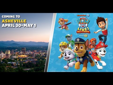 children's theater chicago PAW Patrol Live! Shows in Asheville April 30 - May 1!