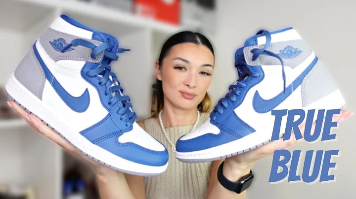 FIRST JORDAN OF THE YEAR 2023! JORDAN 1 TRUE BLUE REVIEW & ON FEET