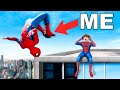 I Tried IMPOSSIBLE Spiderman Stunts! (ft. Nidal Wonder)