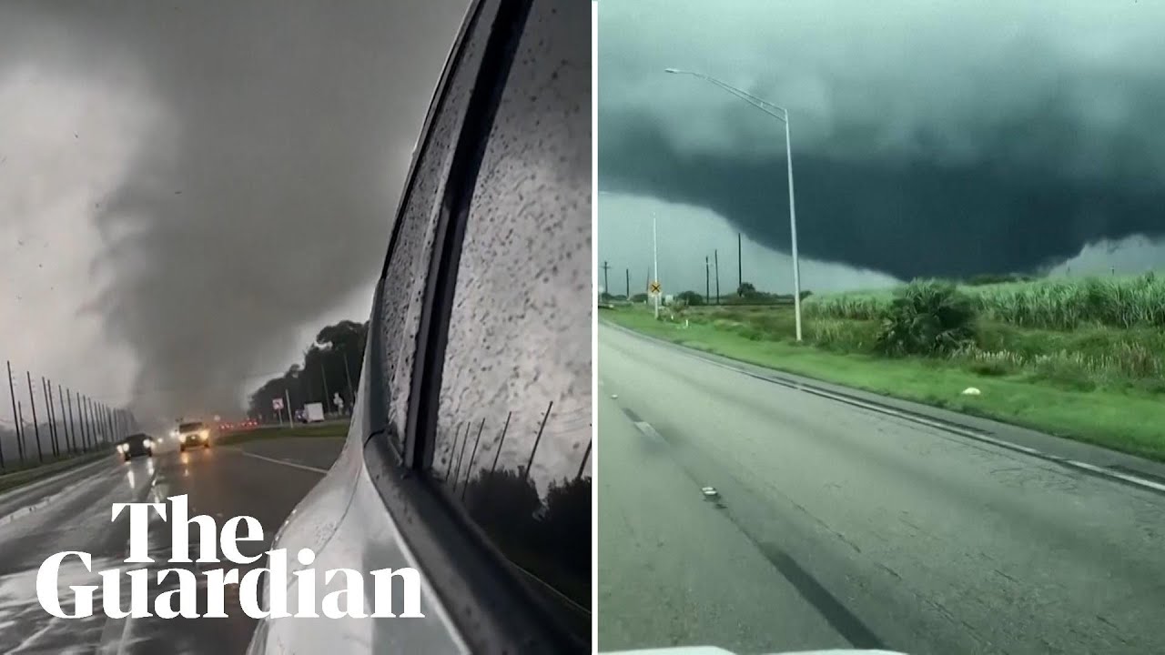 Dozens of tornadoes spotted in Florida ahead of Hurricane Milton - YouTube