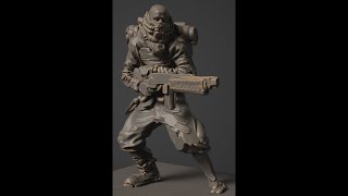 3D Coat QuickSketch: GunGuy2