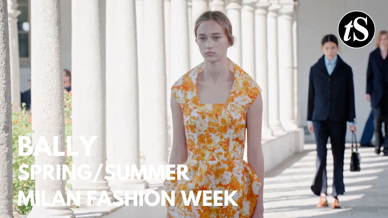 BALLY | Spring Summer 2025 | Milan Fashion  Week MFW | tooStylish Fashion Show Runway [4K]