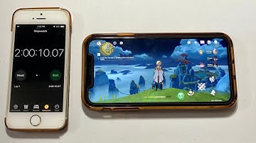 iPhone Xr - Battery Life Test Playing Genshin Impact (Lowest Graphics, 30 Fps)