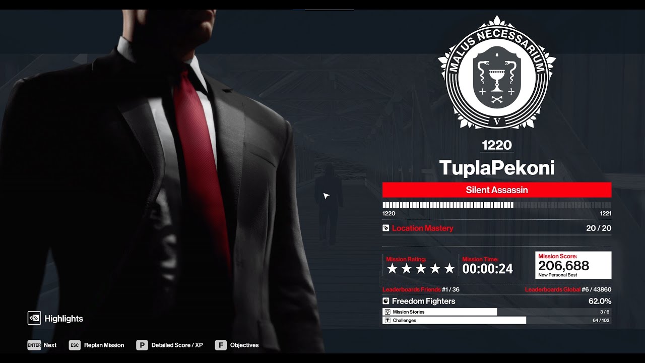 Hitman™ 3 - [24s] Freedom Fighters (Colorado) SA speedrun