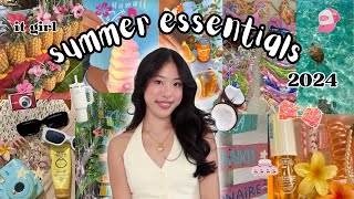 IT GIRL SUMMER ESSENTIALS FOR 2024 🥥 how to be trendy and aesthetic this summer! (with links)