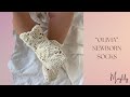 Knitting a "Olivia" Newborn Socks. 💜  Step by Step. Props DIY. For Beginners.