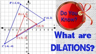 WHAT ARE DILATIONS/DO YOU KNOW