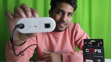 How to setup or Use first time Cofe Sim internet wifi router in English