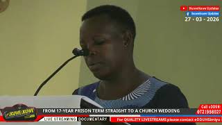 Repeat From 17year Prison Term Straight To A Church Wedding