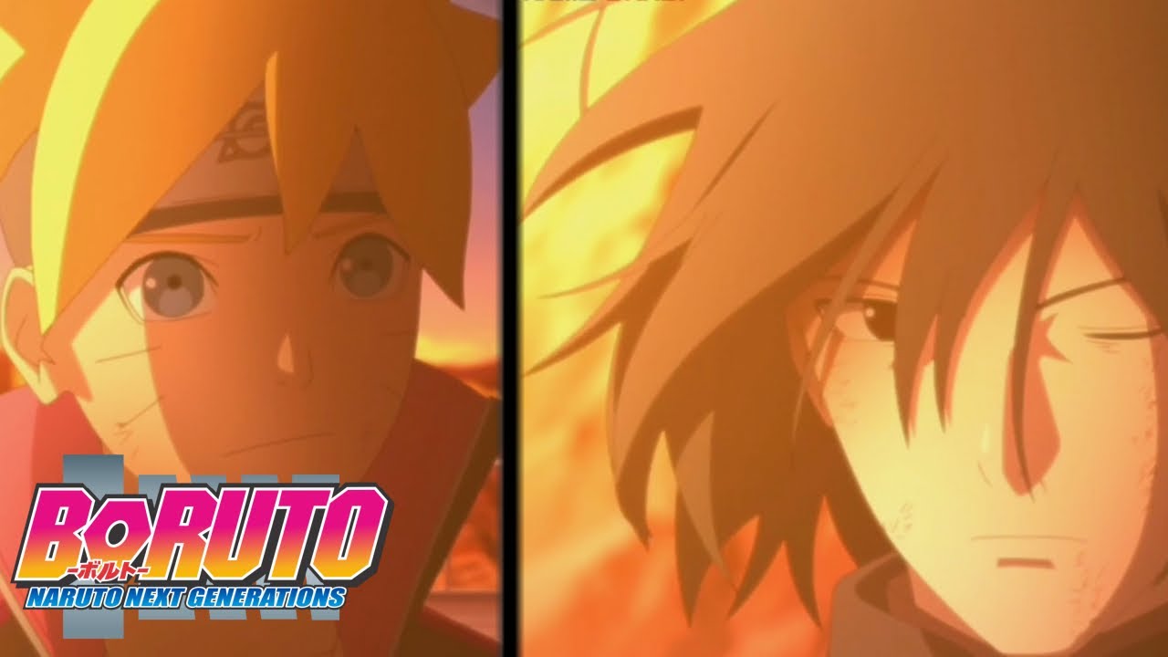 Naruto Pasa El Día Junto A Boruto Y Promete Protegerlo, Sarada Y Boruto  Juntan Sus Rostros [60FPS] 