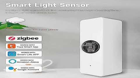 Tuya ZigBee Light Sensor Luminance Sensor ZigBee Beam Sensor Smart Home Automation App Control
