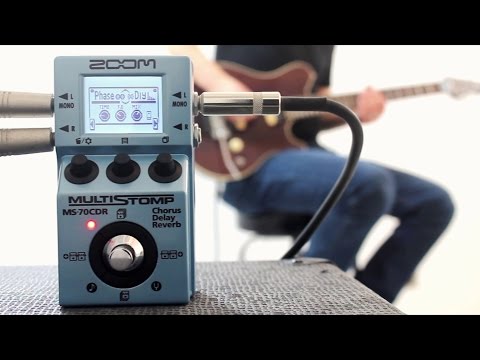 Zoom MS-70CDR Chorus/Delay/Reverb Multistomp - Full Mix Demo & Playthrough