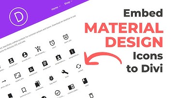 How to Embed Material Design Icons to Divi