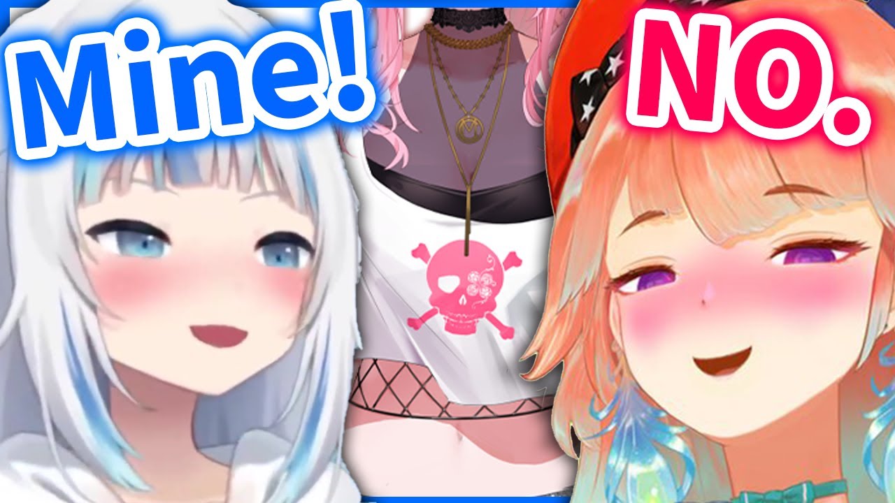 Gura and Kiara FIGHT over Calli's 𝘾𝙃𝙀𝙎𝙏【HololiveEN】