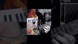 Jazz on jazzmaster with Barney The piano Cat