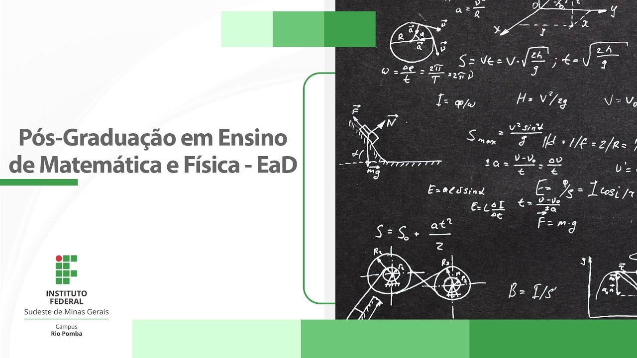 Pós-graduação em Ensino de Matemática e Física - EaD - YouTube
