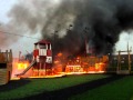 Klosterparkens legeplads brænder 2