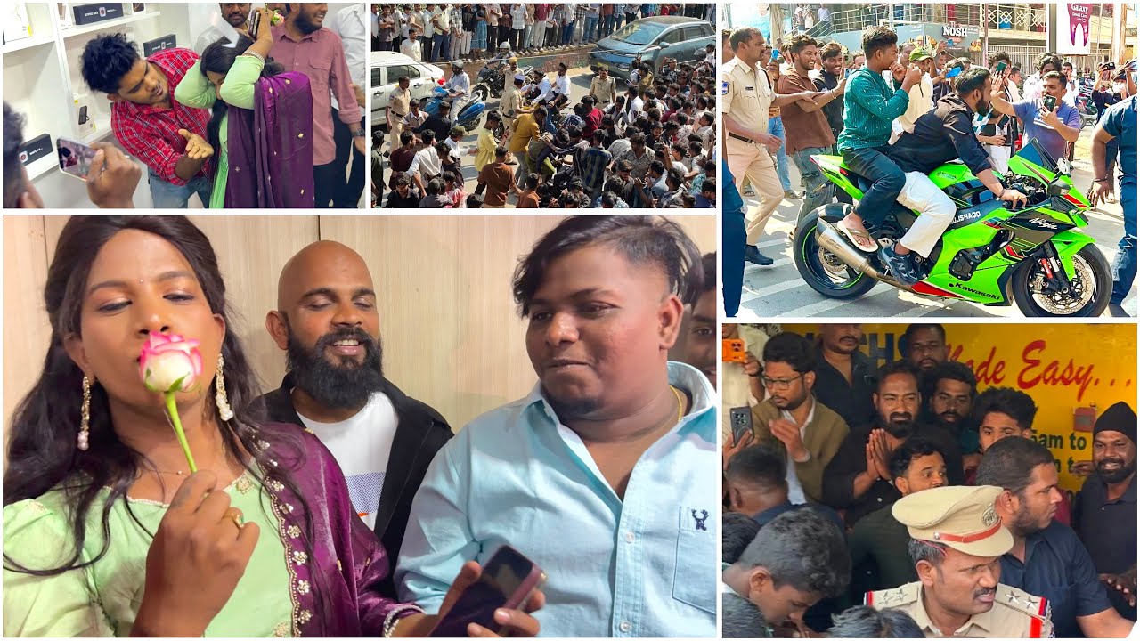 😱Pareshan boys ImranAnna new shop opening full fans crowd benhur rider Pareshaan bubbu full halchal 