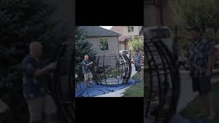 Building a Giant LED Sphere! #diy #drzzs #wled