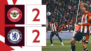 WISSA scores WONDERGOAL in derby day draw 🇨🇩🤯 | Brentford 2-2 Chelsea | Premier League Highlights