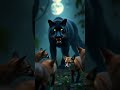 "Epic Hunt: Panther Power vs Fox Survival"#epicshorts #blackpanther #fox #shots