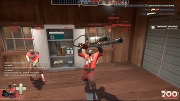 Team Fortress 2: Pyro Gameplay on KOTH (Harvest)