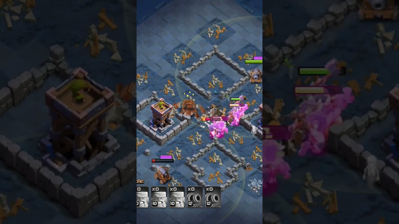 Builder battle 200% damage with Raged Barbarian 