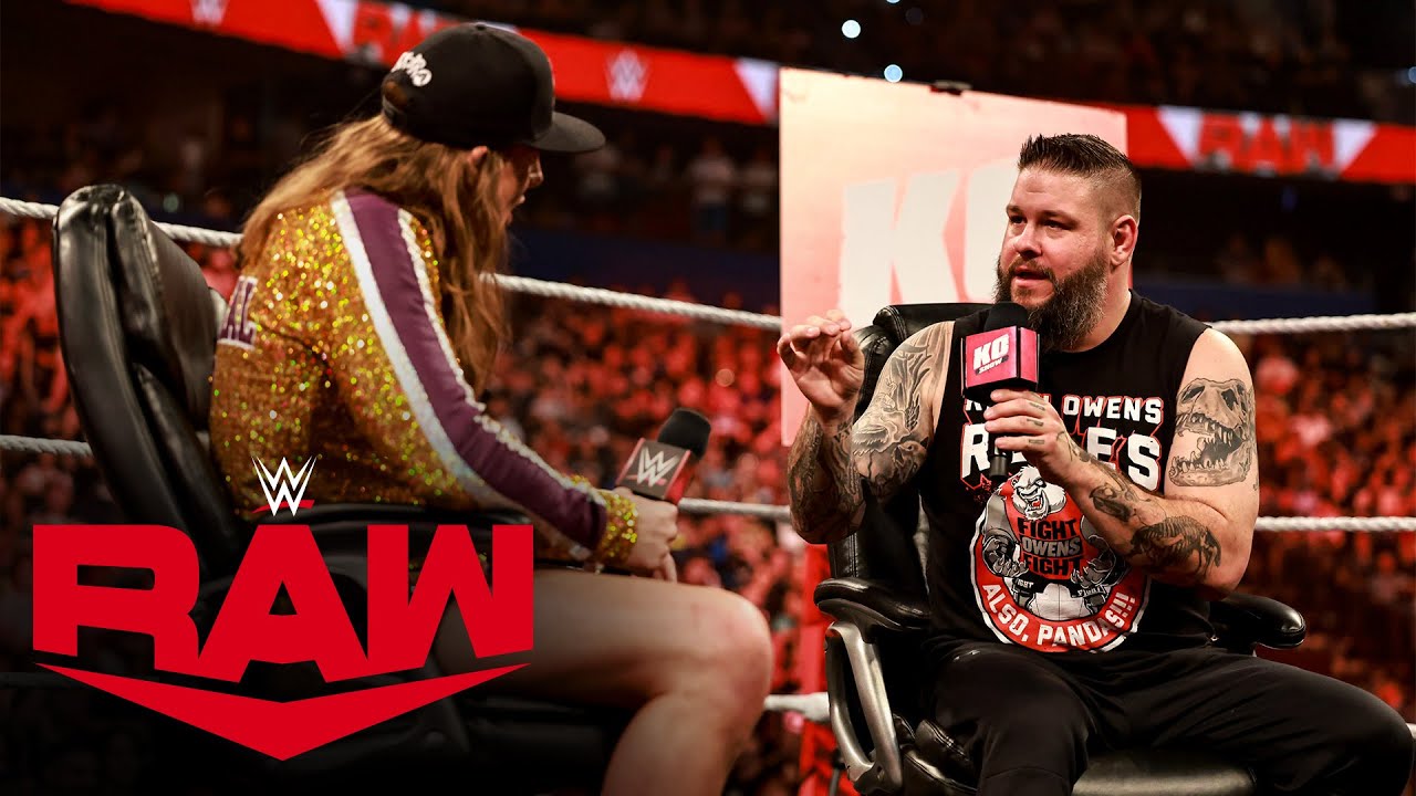 ⁣Kevin Owens sets up Riddle for a Rollins ambush on “the KO Show”: Raw, July 18, 2022