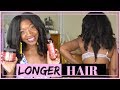 How to grow LONG natural hair FASTER  + Length Check | My journey with As I Am (Long & Luxe)