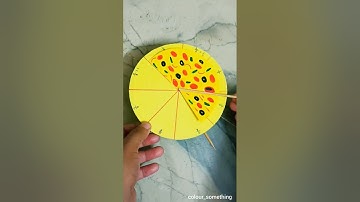 Fraction Pizza Model For School Project