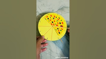 Fraction Pizza Model For School Project