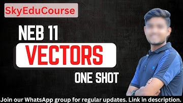 VECTOR ONE SHOT || Full Old is gold solution || #class11 || #vector || #skyeducourse || #physics ||