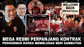 JALANAN KOREA SAMPAI SESAK! Lihat Reaksi Sambutan Fans Red Sparks Usai MEGA Resmi Perpanjang Kontrak