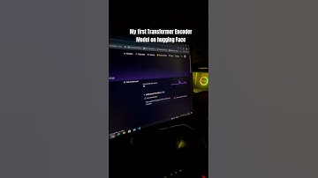 My first Encoder Transformer model on hugging face . #transformers #encoder #ai #chatgpt