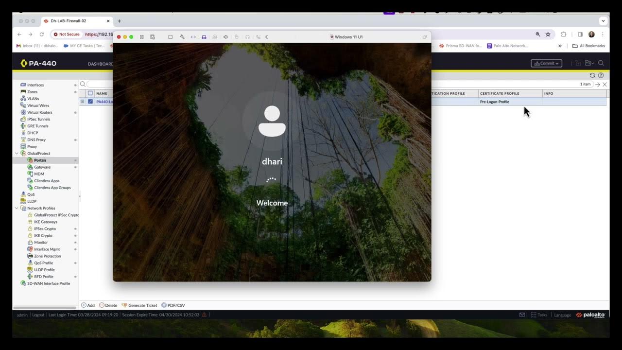 GlobalProtect SSO And Deploy Connect Before Logon Settings In The Globalprotect sso and deploy connect before logon settings in the