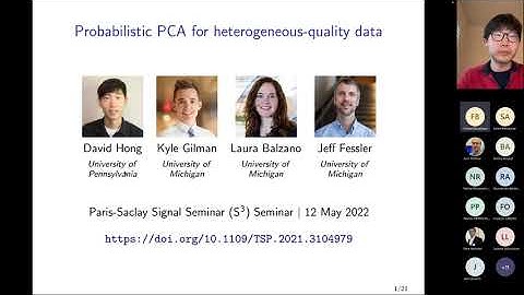 D. Hong, Probabilistic PCA for heterogeneous-quality data, 12/05/2022